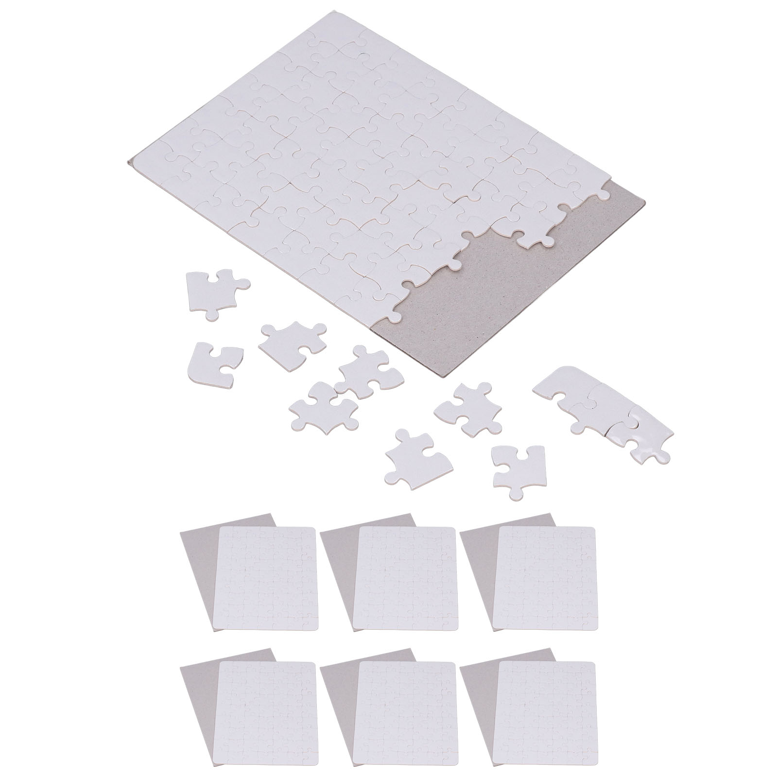 6 Set Boş Bulmacalar 13x18cm B - Puzzle Blank White incelemesi ve fiyatı