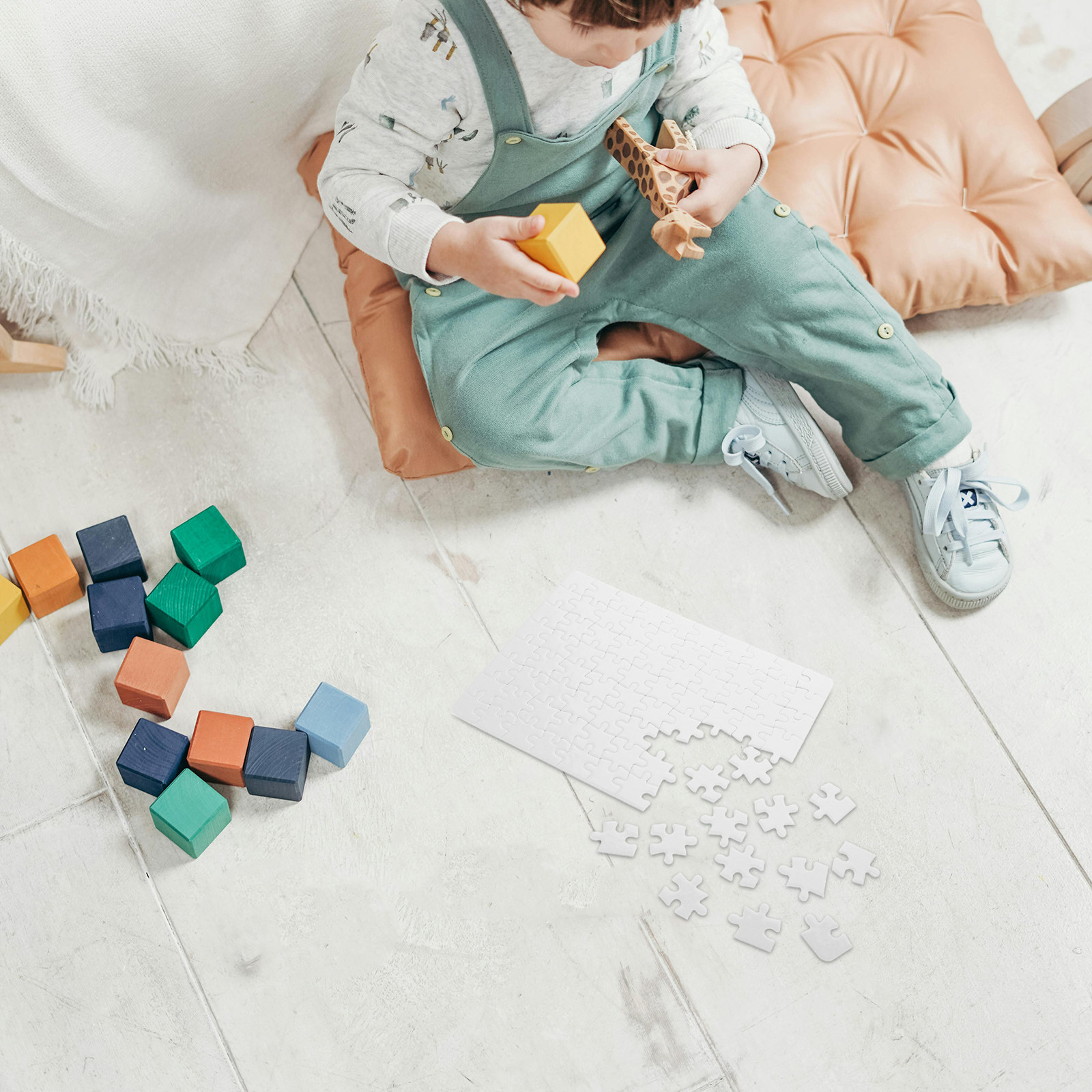 4 Adet Beyaz Yapboz Tahtası, B - Puzzle Blank White incelemesi ve fiyatı